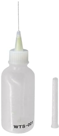 Nadelflasche - Dosierflasche Quetschflasche | Kleine Plastikflaschen Zum Befüllen | Nadelspitze Applikator | Nadelflaschen-Set | Präzisionsspitzen Applikator Flasche Zum Auftragen Präziser Leimmengen