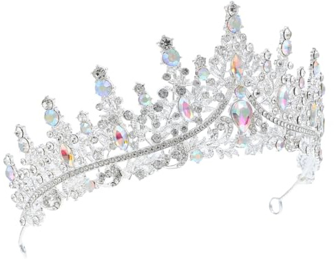 Tiara Corona con Cristalli in Lega di Zinco per Spose Donne
