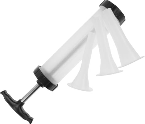 CLISPEED Poussoir à Saucisse Manuel Noir Outil Pratique Et Sûr Pour Remplir Tubes De Saucisse Diy Facile à Nettoyer Et Effort Pour Cuisine Maison