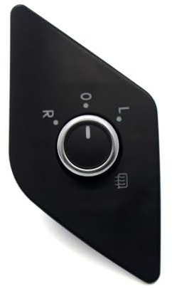 Power Mirror Schalter Kompatibel Mit VW Für J&etta MK6 16D 959 565 5C7 959 565 C D H F 5C7959565E 5C7 959 565E 6-poliger Schalterknopf Zur Verstellung Außenspiegel Mit Heizung