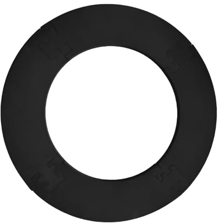 Jisadelio Dartscheiben-Umrandungsring, strapazierfähiger EVA-Dartscheiben-Umrandungsring, Wandschutz, 45,7 cm, DartSurround-Rauschunterdrückung, Igh-Dichte, selbstheilende Dart-Rückwände, einfach zu
