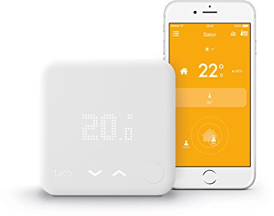 tado° Thermostat Intelligent Kit de Démarrage V3 - Contrôle Intelligent du Chauffage, Fonctionne avec Amazon Alexa, Apple HomeKit, Assistant Google, IFTTT
