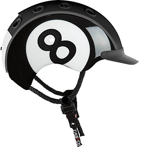 Casco Kinder Mini 2 8Ball Fahrradhelm, schwarz, S