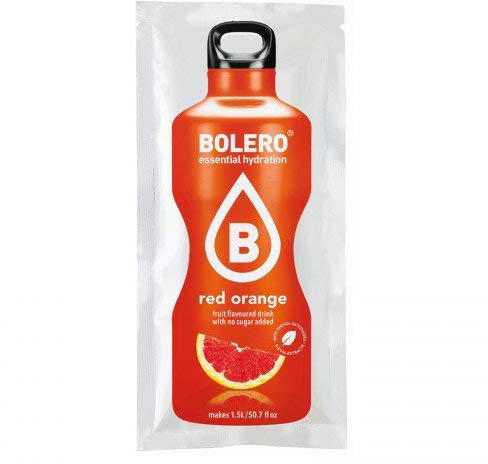 Bolero Drinks 48 bustine da 9 grammi gusto ARANCIA ROSSA -