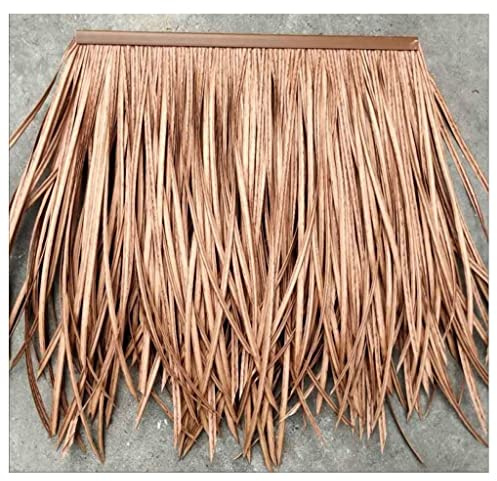 YYXDMFY Simulation thatch Tile Plastic Simulation thatch Artificial Straw roof Eaves Grass Pavilion roof Decoration Fake Straw Simulation thatch Tile for Hawaiian Feel bar Cottagesb