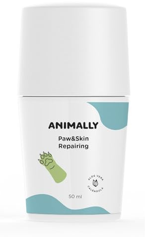 Animally Paw & Skin 50 ml. tassbalsam, näsbalsam hund och katt som pinne I tassskydd för känsliga och spruckna tassar I Naturliga ingredienser med aloe vera och kalendulaextrakt.