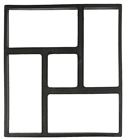 Moule Pavage en béton Pavé de Jardin de Jardin Moulage Bricolage manuellement pavé de Ciment Brique Pierre Pierre moules de béton chemoumage réutilisable Bricolage manuellement (Color : G 40x40cm)
