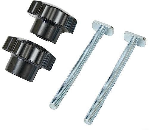 2 Stück T-Schienen-Gleitmuttern, M8 x 100 mm, T-Schiene, M8 T-Nut-Schrauben, Schlitzbefestigungs-Set für T-Nut-T-Schiene, DIY-Holzbearbeitungswerkzeug