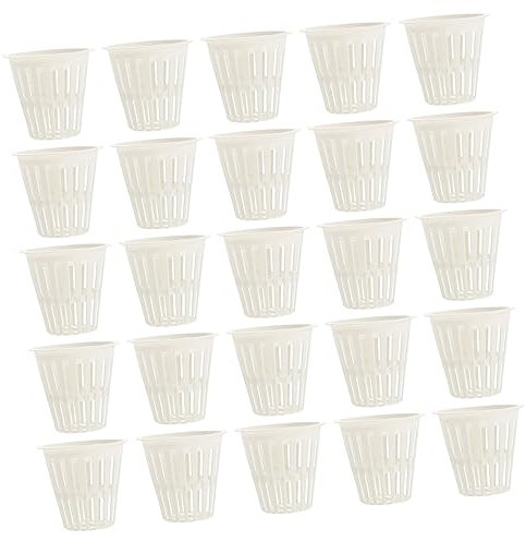 Cabilock 50pièces Paniers Hydroponiques Épaissi Contrôle des Racines pour Culture Hydroponique pour Plantes Aéroponiques Et Jardinage