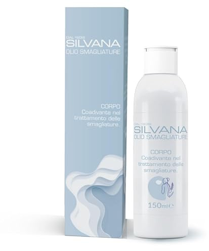 Silvana Olio Anti-Smagliature - 150ml con Olio di Mandorle Dolci e Rosa Mosqueta