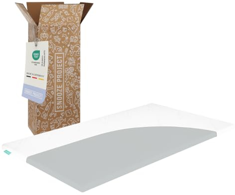 September Komfortschaum Topper 80 x 200 x 6 cm - Weich - Made in Germany - Oeko-Tex - 60° Grad waschbar - 80x200