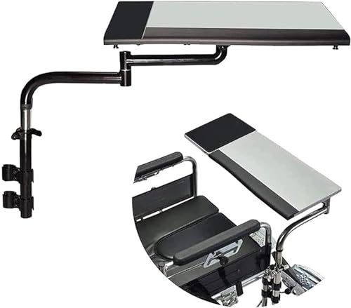 Plateau Amovible pour Fauteuil Roulant, Table De Plateau en Fauteuil Roulant Table À Manger pour Fauteuil Roulant pour Les Patients Et Les Personnes Âgées Qui Écrit, Lit Et Mange
