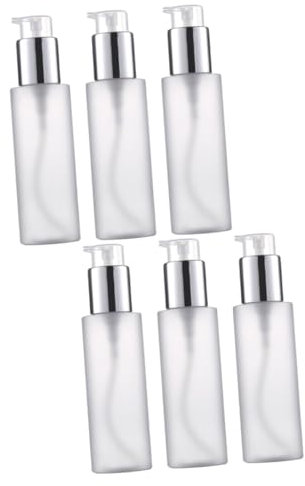 Healeved 6stücke Druckspender Flasche Für Shampoo Lotion Und Kosmetik Tragbare Nachfüllbare Reiseflaschen Für Unterwegs Für Und Camping