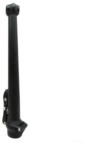 Bike Rise Stem, regolabile pieghevole manubrio Riser, per veicolo elettrico pieghevole destro 25,4 mm supporto manubrio di ricambio (nero)