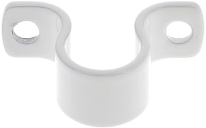 cyclingcolors Aluminium kragen Fensterladen Fensterstopper zur Befestigung Befestigungskragen drehstangenschloss rolladen halterung, weiß
