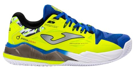 Joma Spin Men 2509 Padelskor för män, Kunglig gul, 45 EU