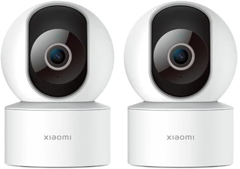 Xiaomi Smart Camera C200 - Cámara de vigilancia con resolución 1080p, 360°, Apertura F2.1, visión Nocturna, detección de Movimiento con IA, admite Tarjeta SD, Blanco (Versión ES + 3 años de garantía)