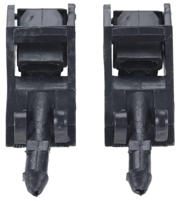 TVAAGHBCBR 4-teilige Scheibenwaschdüse, Wassersprühdüse, kompatibel for VW Käfer, Golf, Jetta, Passat, Touareg, Teilenummer 6E0955985B