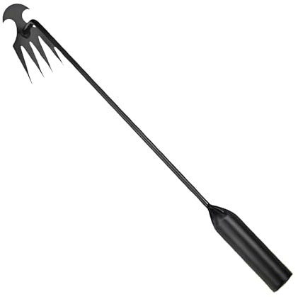 WJnflQN 30cm Estirpatore Erbacce Manuale Strumento Per Rimuovere Erbacce Zappe Da Giardino Per Diserbo Con Manico Lungo Attrezzi Da Giardino Per Letto Fiorito Rimozione Infestanti