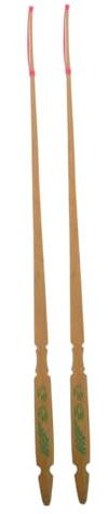 BESPORTBLE 2 Stück Yangqin Schlägel aus Bambus Professionelles Dulcimer Zubehör mit Elegantem Design und Hoher Widerstandsfähigkeit Geeignet für Chinesisches Hackbrettspiel