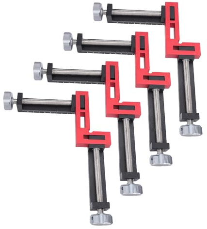 Srliya Sincón de la Abrazadera de la Esquina Clava de Posicionamiento de 90 Grados y la Abrazadera de ángulo Recto Ajustable para la Carpintería de la Madera