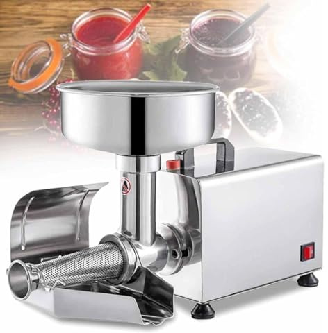 XNYXLPP Macchina per filtrare i pomodori Commerciale, spremitore Elettrico per marmellate in Acciaio Inox, pressa per Alimenti, Macchina per sugo di Frutta, per pomodori.