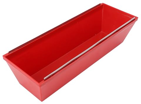 Fafeicy ABS Plastic Mud Tray High Strength Mortar Mixing Pan Ergonomic Non Stick Plastering Tool for Cement Putty Paint with Easy Clean Design