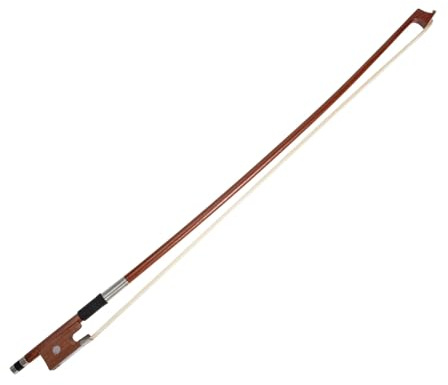 ABOOFAN Holz Geigenbogen 1/4 mit Pferdeschwanzhaar Ausbalancierter Violinbogen für Anfänger Handgefertigtes Instrumentenzubehör