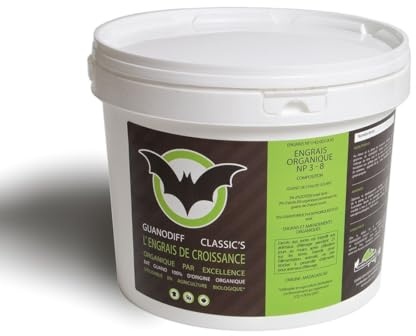 Engrais GUANODIFF Classic's - seau de 2 kilos - Guano Diffusion