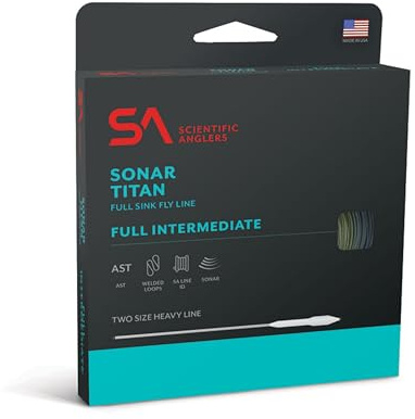 Scientific Anglers Sonar Titan Full Intermediate, Blue/Pale Green - 8 wt. (WF-8-I)