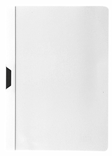 Idena 300576 - Klemmmappe DIN A4, 20 Stück, weiß
