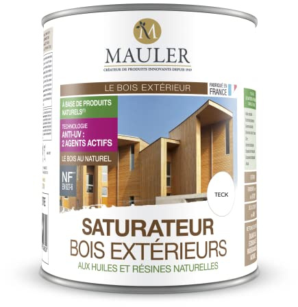 Mauler - Saturateur Bois Exterieurs Aux Huiles Et Resines Naturelles - 2,5L - Teck -