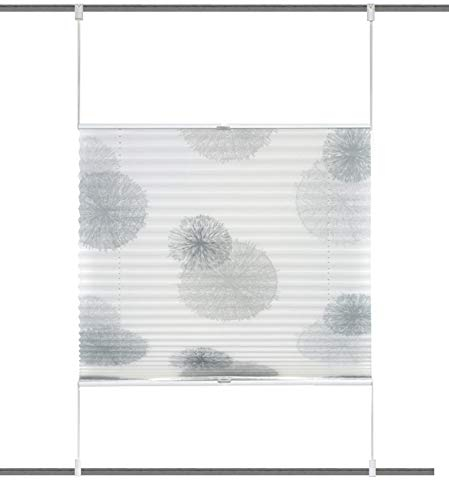 HOME WOHNIDEEN Plissee-Rollo 94515 Rawlins, Farbe:Stein, Größe:130 x 50 cm