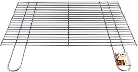 Activa Eckiger Grillrost Massiver Grill Rost Verchromt 67 x 40 cm