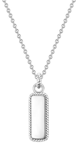 GLANZSTÜCKE MÜNCHEN Damen Kette 925/- Sterling Silber rhodiniert Silberhalskette