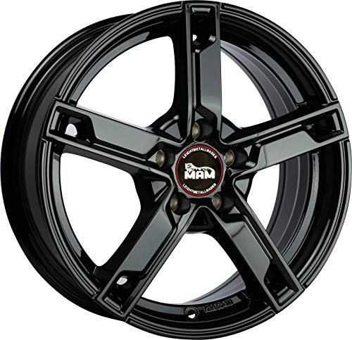 MAM Felgen 7.5JX18 5/112 ET44 66.6 BLACK PAINTED Alufelgen MAMW103