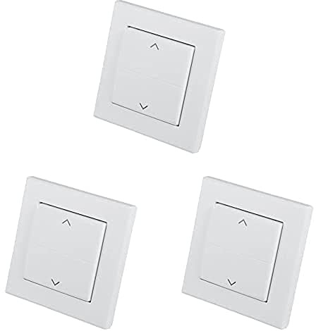 Homematic IP Tasterwippe für Markenschalter – mit Pfeilen, weiß, 153001A0, 3er Pack