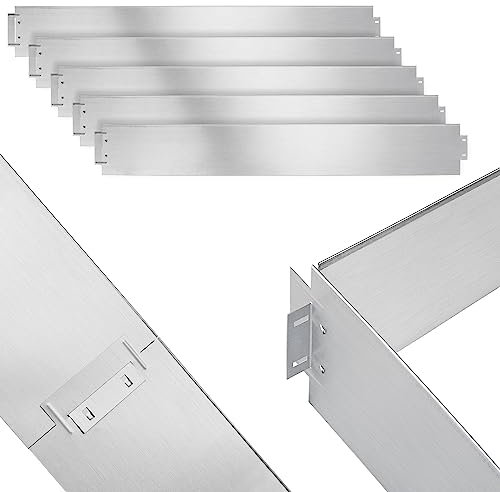 Beeteinfassung Rasenkante Beetumrandung Auswahl 5m 10m 15m 20m 25m 30m Beetbegrenzung Rasenbleche Mähkante Metall Palisade V2Aox, Länge:30 m