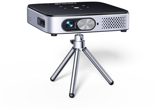 Mini Projector, Android 11.0 WiMiUS Q3 800ANSI Ultra Short Throw DLP Battery Portable Projector 4K FHD 1080P Support, WiFi6 Bluetooth Smart Pocket Projectors for Home Cinema, Travel Camping