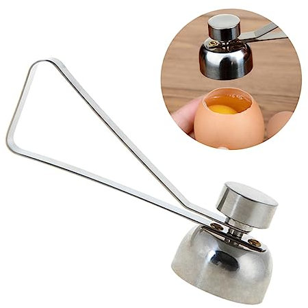 IMIKEYA Stainless Steel Egg Opener Tool Egg Cracker Easy to Use Kitchen Accessories