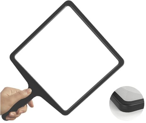 Loupe de Lecture, 3X Grandeloupe rectangulaire légère offrant Une Grande Zone de visualisation des Pages de Livre, idéale pour Lire de Petits caractères pour Les Personnes âgées malvoyantes