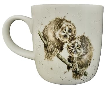 Royal Worcester Wrendale Deigns Two Heads are Better Than One Owl Tasse, 0,3 l