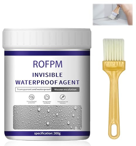 Sigillante Impermeabile, 300g Rivestimento Impermeabile, Sigillante Isolante Impermeabile, Tetto e Muro Esterno Riparazione Delle Perdite Agente Anti-Perdite, Interno ed Esterno Colla Impermeabile