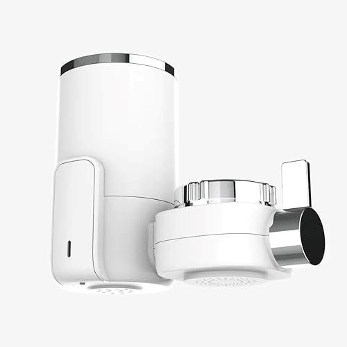 White - Filtro Acqua Rubinetto con Sistema di Filtraggio a 5 Stadi, Depuratore Acqua Domestico per Cloro, Calcare, Metalli Pesanti e Microparticelle