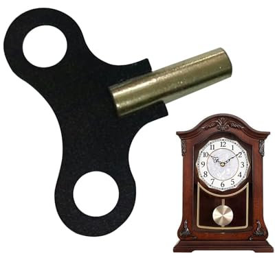 gafdu Schlüsselwind-Wanduhr, Uhrenschlüssel zum Aufziehen - Mechanische Uhrschlüssel-Aufzugsteile - Robuster Motorsatz für Uhrengriffe, Werkzeug für Standuhren aus Stahl für Uhrenreparaturwerkstätten,