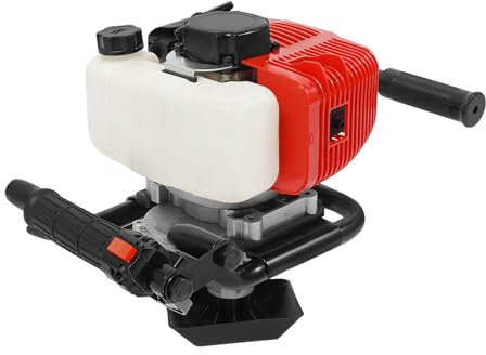 2-Takt Erdlochbohrer 52CC Motorhacke Benzin 2HP Benzinmotor Erdbohrer für Bohren mit Durchmessern von 100 mm, 150 mm, 200 mm und 300 mm