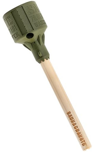 Saunagranate - Die Aufgusskelle für Sauna- Enthusiasten - Die Saunakelle fasst 240ml, bei über 30 Sekunden Aufgusszeit für mehr Verdampfung und gefühlte Hitze - made in Tirol, Österreich