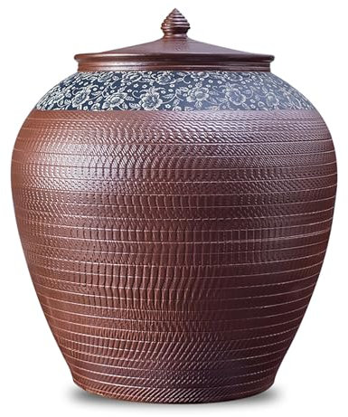 Reisvorratsbehälter Mit Deckel, Reisbehälter Aus Keramik, Lebensmittelspender, Getreidespender, Müsli Reisspender Reis Aufbewahrungsbox, Für Reis, Mehl, Snacks, Süßigkeiten, Kaffeebohnen(30*30cm/11.8*