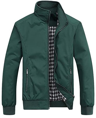 Giacca Uomo Primaverile, Bomber Uomo, Giubbotto Antivento Leggere Casual Giacche Bomber Jacket Cappotto Sportivo Giubbino College Giubbotto Mezza Stagione Uomo Giacca da Uomo