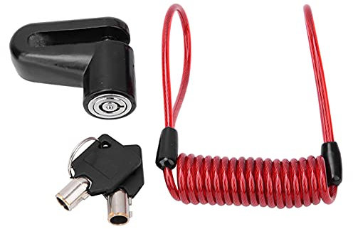 ThEft Disc Freno Blocco Freno con Cavo di Promemoria per Mijia M365 Electric Scooter - E Weather